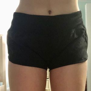 Lululemon Black 2.5 Inch Speed Up Shorts
